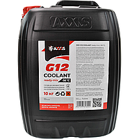 Антифриз красный -36 G12 (10л) Axxis Сoolant Ready-Mix AX-P999-G12R RDM10