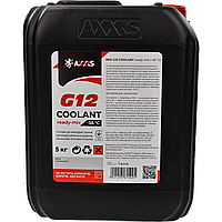 Антифриз красный -36 G12 (5л) Axxis Сoolant Ready-Mix AX-P999-G12R RDM5