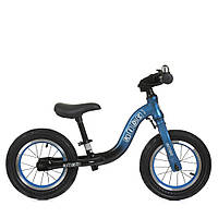 Беговел дитячий двоколісний Profi Kids ML1203A-3, синьо-чорний