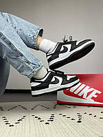 Кросівки Nike Dunk SB black white A+