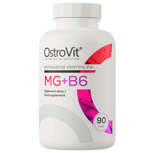 Вітаміни і мінерали OstroVit Vitamin Mg + B6 (90 таблеток.)