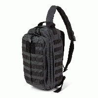 Сумка-рюкзак однолямочная 5.11 TACTICAL RUSH MOAB8,тактическая прочная сумка с одной лямкой серый НАТО на 13л