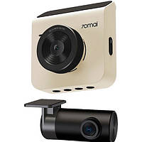 Відеореєстратор Xiaomi 70mai Dash Cam A400+Rear Cam Set Ivory