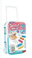 Ігровий набір "Стоматолог" (11 елементів, щипці, пацієнт, зубна паста та щітка, таблетки, у валізі) QY 853, фото 3