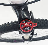 Підлітковий гірський велосипед S200 HAMMER 26 дюймів колеса, 17 дюймів рама, чорно-червоний, фото 4