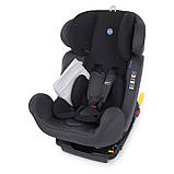 Автокрісло дитяче EL CAMINO ME 1041 BRAVO ISOFIX Royal Black, чорний, фото 4