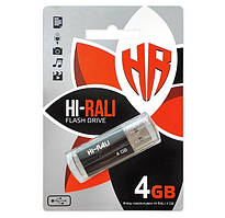 Флеш-накопичувач 4GB Hi-Rali Corsair series Black