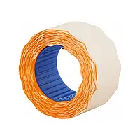 Цінник фігурний "Economix" /E21304-06/ 26×12мм., 500 штук в рулоні, помаранчевий