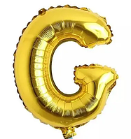 Фольгована кулька буква "G" золота 16" (40 см) 1 шт