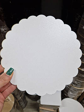 Підложка ромашка біле ДВП (Ø 8 см) Код/Артикул