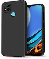 Силіконовий чохол HardCorner Xiaomi Redmi 9C (з мікрофіброю) Black