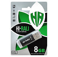 Флеш-накопичувач USB Hi-Rali 8GB Rocket series Black