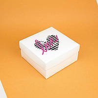 Коробка Подарочная Сердце 200*200*100 мм Красивая коробка с любовью для подарка влюбленным