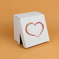 Коробка Сердце для Подарка любимой 200*200*100 мм Коробка на день Валентина с любовью