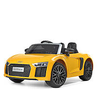 Электромобиль детский AUDI R8 SPYDER M 3449EBLR-6, желтый