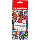 Олівці кольорові Koh-i-Noor Teenage 12 кольорів (3552), фото 2