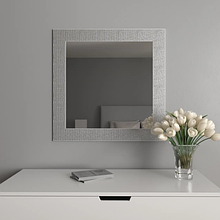 Дзеркало настінне сірий 96х96 настінне власного виробництва, дзеркало квадратне звичайне універсальне