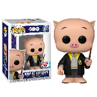 Фигурка Funko Pop Exclusive Фанко Поп Looney Tunes Porky Pig Hufflepuff Луни Тюнз Порки Пиг 10 см LT PPH 1337