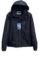 Куртка Audsa мужская демисезонная большие размеры , Черный, 5XL