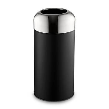 Чорна металева корзина, 40 л