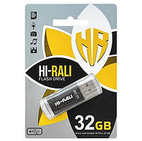 Флеш-накопичувач USB Hi-Rali 32GB Rocket series Black