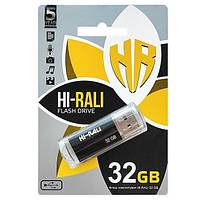 Флеш-накопичувач USB Hi-Rali 32GB Corsair series Black