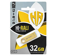 Флеш-накопичувач USB Hi-Rali 32GB Shuttle Gold series