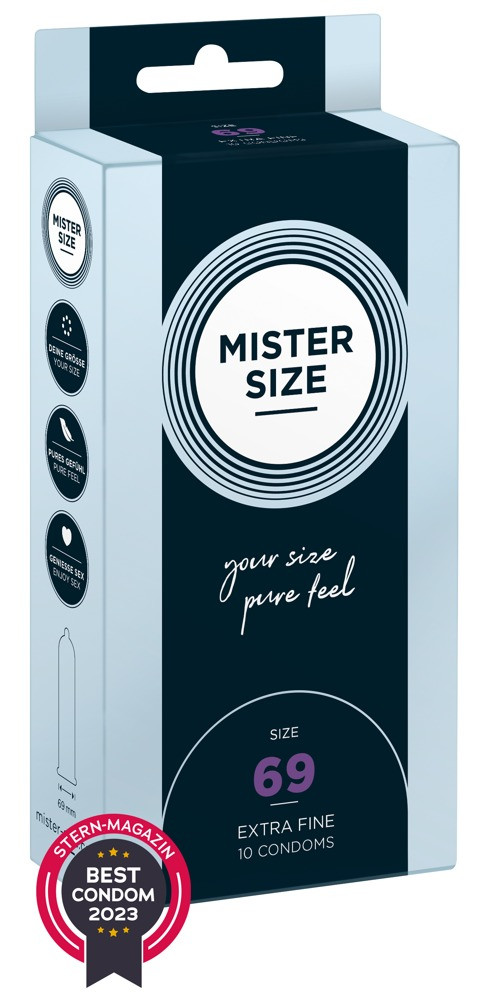 Презервативи Mister Size 69 Pure Feel 10 шт