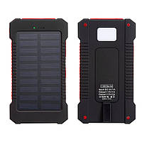 Повербанк DY-222 з сонячною панеллю і ліхтариком ємність 10000 mah