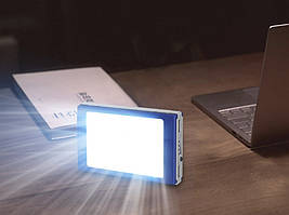 Повербанк на сонячних батареях + 12 led ємність 6000 mah