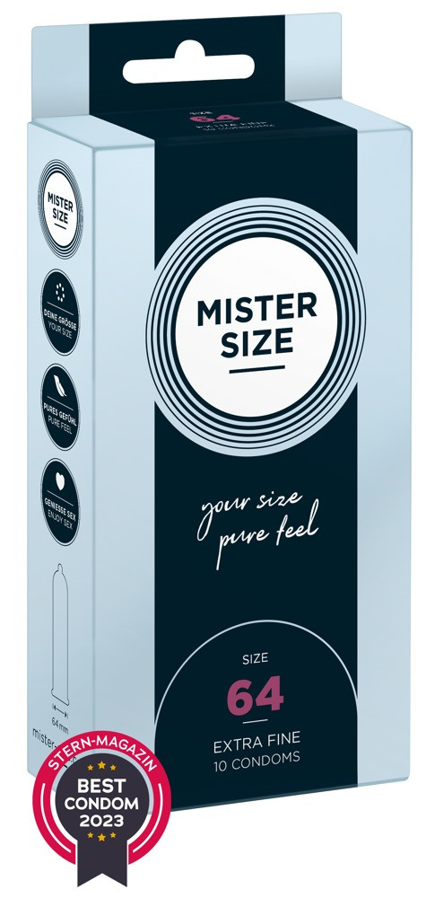 Презервативи Mister Size 64 Pure Feel 10 шт