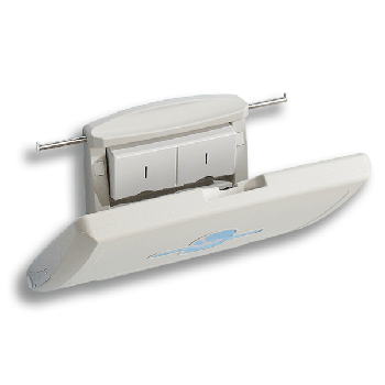 Сповивальний (пеленальний) столик, горизонтальний, відкидний. ABC пластик.