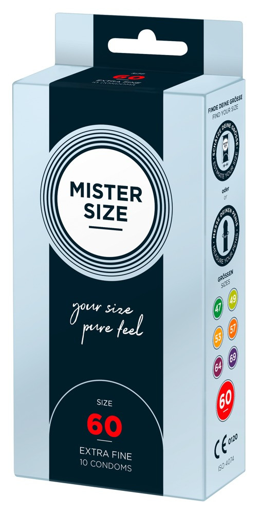 Презервативи Mister Size 60 Pure Feel 10 шт