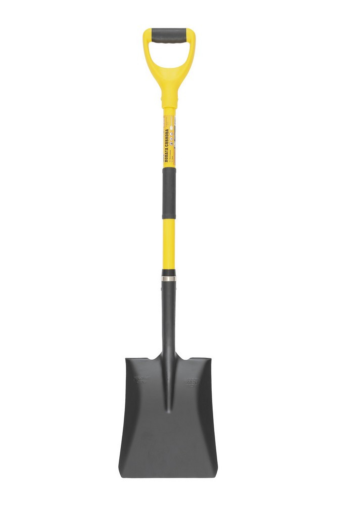 Лопата совкова MASTERTOOL 240х300х1100 мм порошкове фарбування з фібергласовою ручкою та держаком 14-6278, фото 1