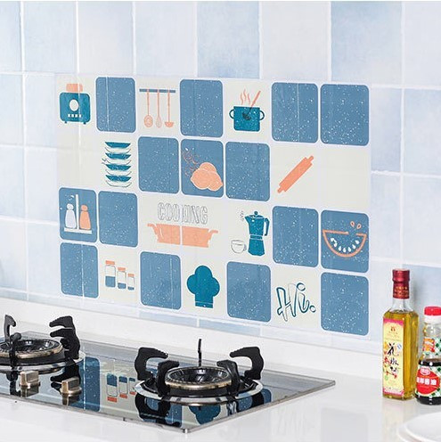 Наклейка над плитою декоративна. Cooking
