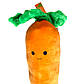 М`яка іграшка, подушка Друзяка обіймака Морква, подушка обнімашка, оранджева, 120 см, Копиця (00275-7), фото 4
