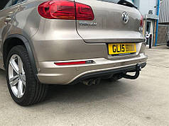 Фаркоп Volkswagen Tiguan 2007-2016 (Фольксваген Тігуан) швидкознімний на ключах