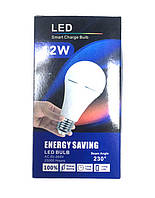 Світлодіодна лампа 12w з акумулятором