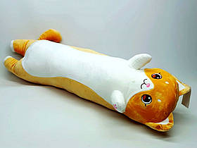 М'яка іграшка Yi wu jiayu "Кіт Батон" рудий 90 см M16881-1