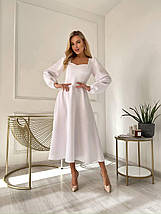 Плаття з костюмки міді розміри норма, фото 5