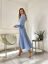 Плаття з костюмки міді розміри норма, фото 3