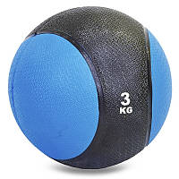 Мяч медицинский медбол резиновый 3 кг Record Medicine Ball C-2660-3