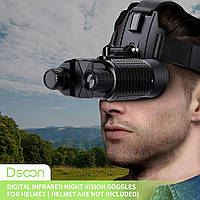 Прилад (бінокуляр) нічного бачення із кріпленням на голову Dsoon NV8160 до 400м. + карта 32Гб