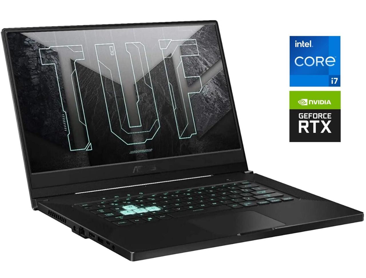 Ігровий ноутбук Asus TUF Dash F15 FX516PR/ 15.6" 1920x1080/ i7-11370H/ 16GB RAM/ 512GB SSD/ RTX 3070 8GB