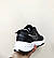 РОЗПРОДАЖ Кросівки Nike Air Monarch чорні з білою підошвою, фото 4