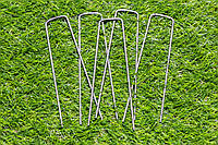 Скоба (шпилька) оцинкованная для крепления искусственной травы Standart30 (10шт)