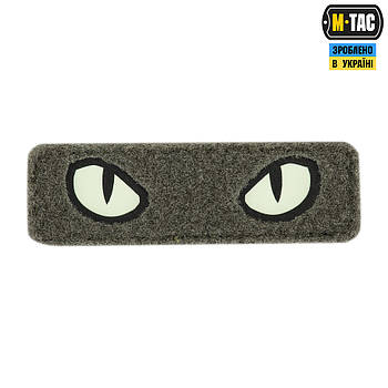 M-Tac нашивка Cat Eyes (Type 2) Laser Cut Ranger Green/GID