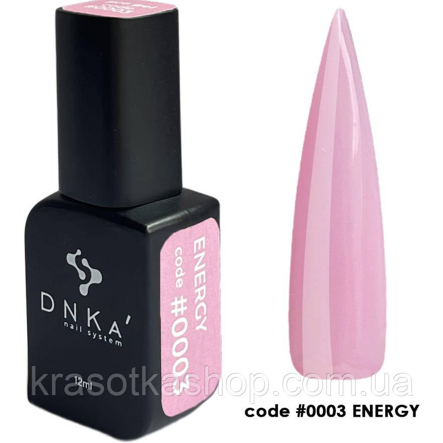 Гель для нігтів DNKa’ Pro Gel #0003 Energy Рожевий, 12мл, фото 1
