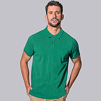 Мужская рубашка-поло JHK, POLO REGULAR MAN, зеленая, футболка поло, размер XS