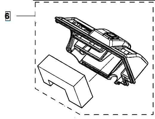 Фільтр повітряний фетровий для бензопили Husqvarna T540XP, T540XP Mark II, фото 1